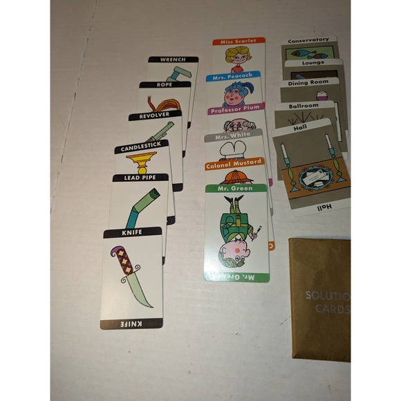 Vintage 1963 Original CLUE Detective Board Game Parker Brothers Complete - Picture 8 of 15